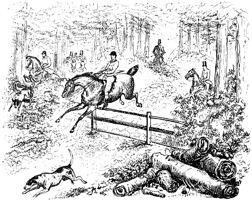 historic-hunting-with-hounds illustration