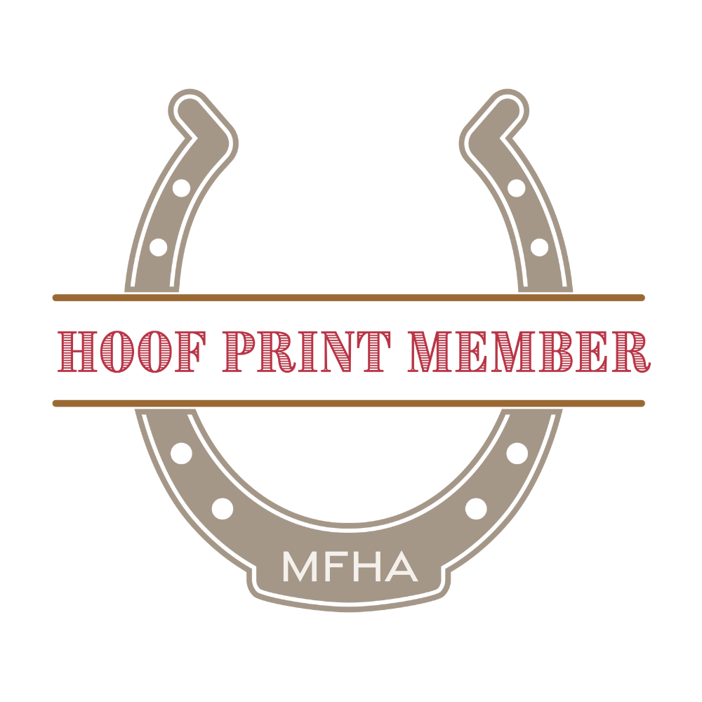 hoof print member logo