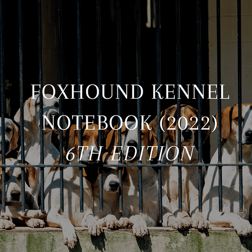 foxhound kennel notebook cover